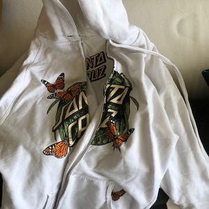 Santa Cruz butterfly hoodie